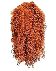 Long curly brown for sale  Delivered anywhere in USA 