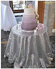 Shinybeauty round tablecloth for sale  Delivered anywhere in UK