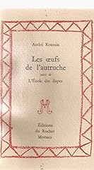 Oeufs autruche suivis d'occasion  Livré partout en Belgiqu