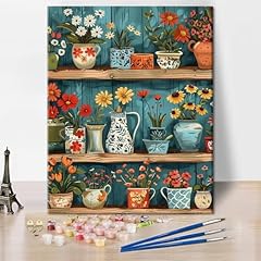 Colorful flowers paint for sale  Delivered anywhere in USA 