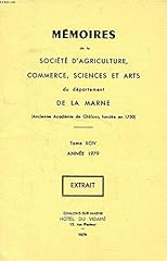 Memoires societe agriculture d'occasion  Livré partout en France