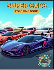 Super cars coloring usato  Spedito ovunque in Italia 