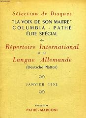 Selection disques voix d'occasion  Livré partout en France