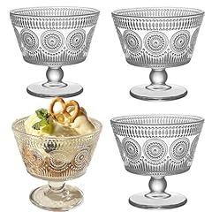Qslki glass dessert for sale  Delivered anywhere in UK