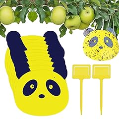 Lifreer Tavole gialle da 14 pezzi a forma di panda, da appendere e a incastro, per mosche di frutta, zanzare, afidi, nematod, per interni ed esterni usato  Spedito ovunque in Italia 