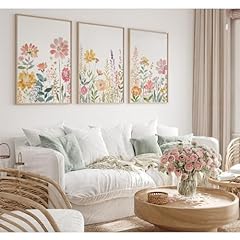 Watercolor wildflower wall for sale  Delivered anywhere in USA 