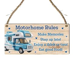 Motorhome rules sign for sale  Delivered anywhere in UK