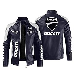 Men's Motorcycle Leather jacket with Duca.ti Printed for sale  Delivered anywhere in Canada