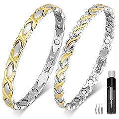 Bracelets magnétiques acier d'occasion  Livré partout en France