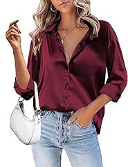 Zeagoo silk blouses for sale  Delivered anywhere in UK