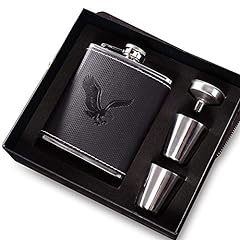 Hip flask leather for sale  Delivered anywhere in UK