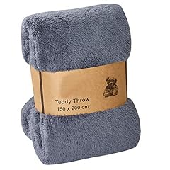 Teddy bear throw for sale  Delivered anywhere in UK