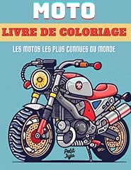 Livre coloriage moto usato  Spedito ovunque in Italia 