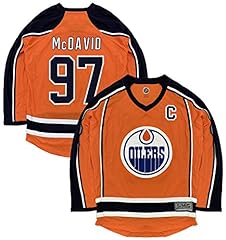 Connor McDavid Edmonton Oilers #97 Orange Men's 2 Stripe, used for sale  Delivered anywhere in USA 