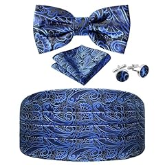 Junmeisi paisley cummerbund for sale  Delivered anywhere in USA 