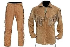 Mens leather buckskin for sale  Delivered anywhere in USA 