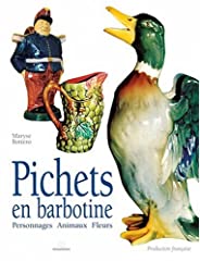 Pichets barbotine. personnages d'occasion  Livré partout en France