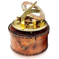 Brass sundial compass for sale  Delivered anywhere in USA 