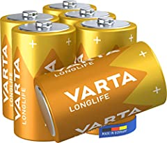 Varta longlife batterie usato  Spedito ovunque in Italia 