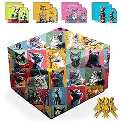 Cat wrapping paper for sale  Delivered anywhere in UK