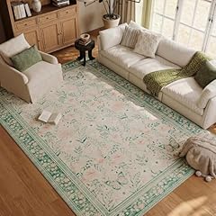 Rugxara green floral for sale  Delivered anywhere in USA 