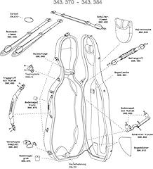Gewa cello case usato  Spedito ovunque in Italia 