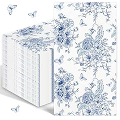 100pcs blue floral for sale  Delivered anywhere in USA 