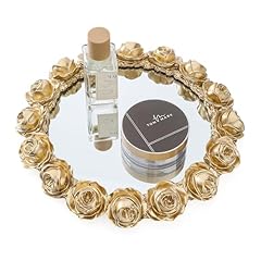 Gold rose mirrored for sale  Delivered anywhere in USA 