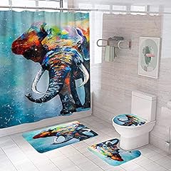 Pcs watercolor elephant for sale  Delivered anywhere in USA 