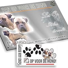 Attenti cane bullmastiff usato  Spedito ovunque in Italia 