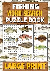 Fishing word search for sale  Delivered anywhere in USA 