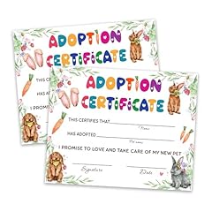 Pet adoption certificate for sale  Delivered anywhere in USA 
