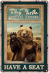 Bear funny bathroom for sale  Delivered anywhere in USA 