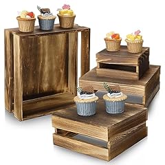 Pieces wood cupcake for sale  Delivered anywhere in USA 