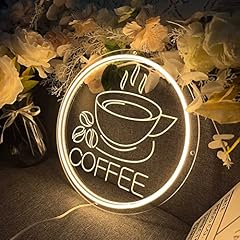 Coffee neon mural d'occasion  Livré partout en France