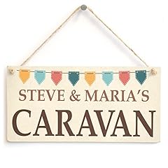 Personalised caravan sign for sale  Delivered anywhere in UK