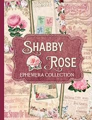 Shabby rose ephemera for sale  Delivered anywhere in UK
