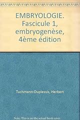 Embryologie. fascicule embryog d'occasion  Livré partout en France