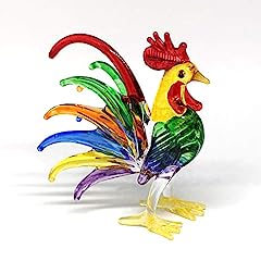 Zoocraft glass rooster for sale  Delivered anywhere in USA 