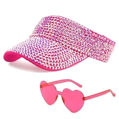Sparkling rhinestone visor for sale  Delivered anywhere in USA 