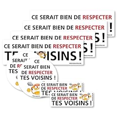 Lot autocollants dissuasifs d'occasion  Livré partout en France