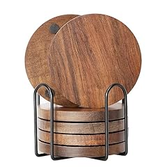 Acacia wood coasters for sale  Delivered anywhere in UK