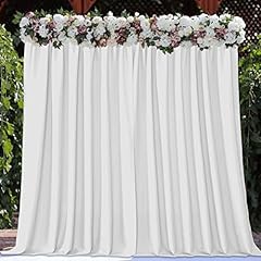 Joydeco white curtains for sale  Delivered anywhere in USA 