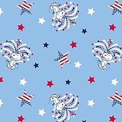 Peanuts fabric patriotic for sale  Delivered anywhere in USA 