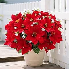 Wobubu poinsettias artificial for sale  Delivered anywhere in USA 