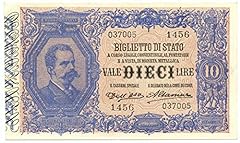 Cartamoneta.com 10 Lire Biglietto di Stato EFFIGE Umberto I 13/01/1911 SUP 15476/I usato  Spedito ovunque in Italia 