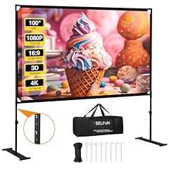 Selfun projector screen for sale  Delivered anywhere in USA 
