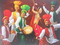 Bhangra Dance of Punjab Indian Poster/ Art of India for sale  Delivered anywhere in Canada