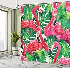 Ambesonne flamingo shower for sale  Delivered anywhere in USA 