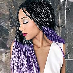 Black purple braided for sale  Delivered anywhere in UK